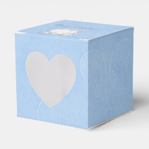 Cinderella Silver Carriage Blue Party Favour Boxes