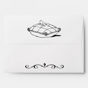 Cinderella Slipper Vintage Etching Custom Envelope