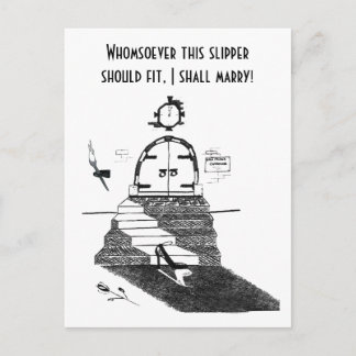 Cinderella's Slipper Postcard
