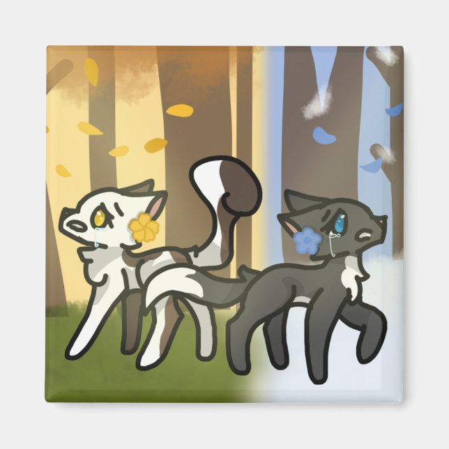 Cinderpelt and sorreltail magnet (Front)
