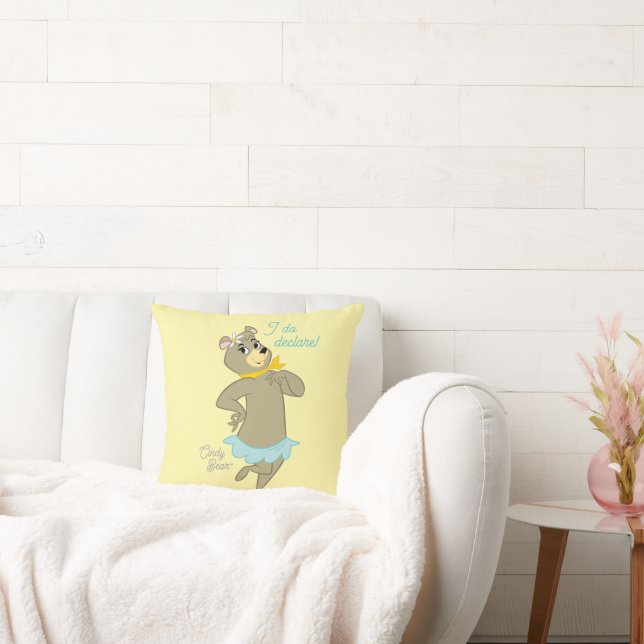 Cindy Bear Playful Pose Cushion (Couch)