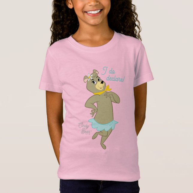 Cindy Bear Playful Pose T-Shirt (Front)