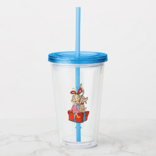 Cindy Lou Who and Max on a Present Acrylic Tumbler