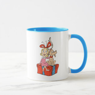 Cindy Lou Who and Max on a Present Mug