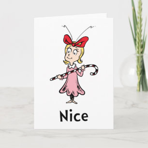 Cindy Lou Who Candy Cane Card
