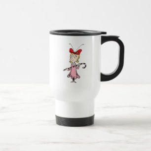 Cindy Lou Who Candy Cane Travel Mug