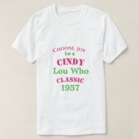 Cindy Lou Who Classic PG2 T-Shirt
