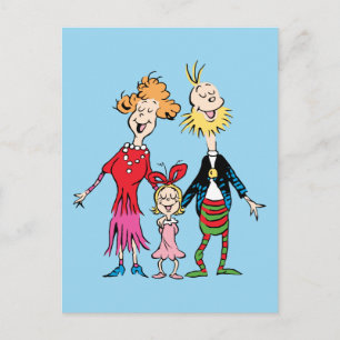 Cindy Lou Who's Family Portrait Postcard