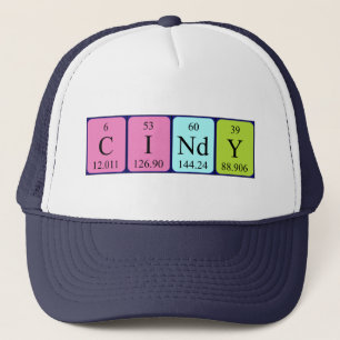 Cindy periodic table name hat
