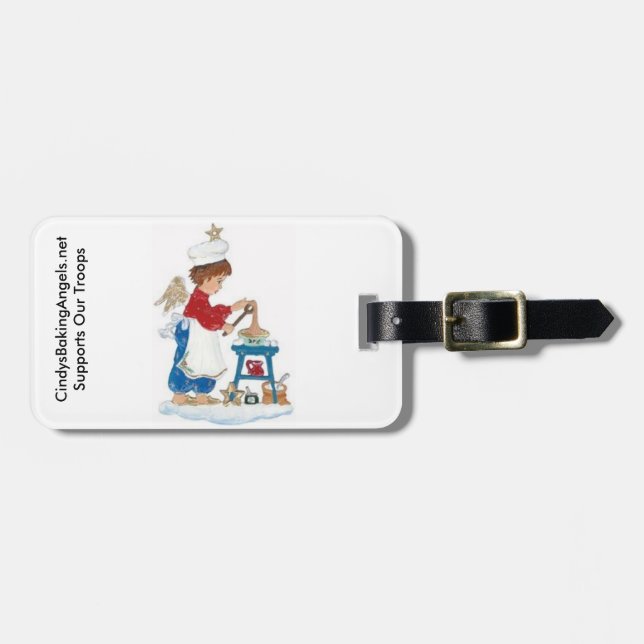 Cindy's Baking Angels Luggage Tag! Tag (Front Horizontal)
