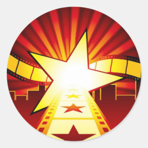 CINEMA7 CLASSIC ROUND STICKER