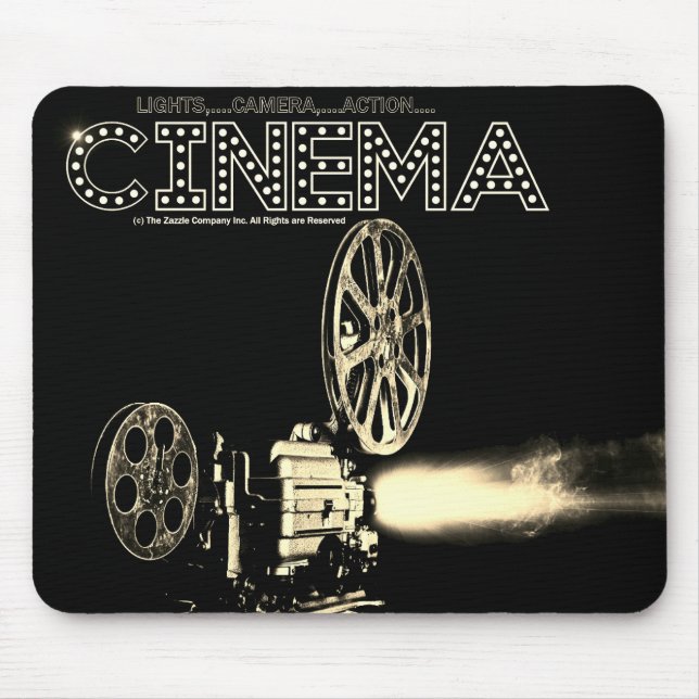 CINEMA: Film Camera Mousepad (Front)