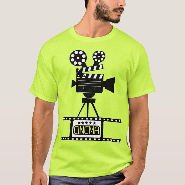 *CINEMA* Logo Graphic T-Shirt (Front)
