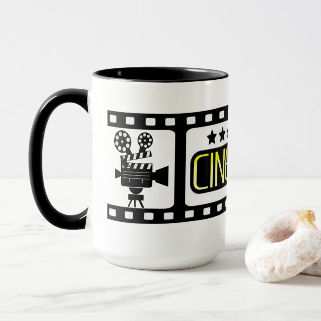 *CINEMA* Logo Mug  (With Donut)