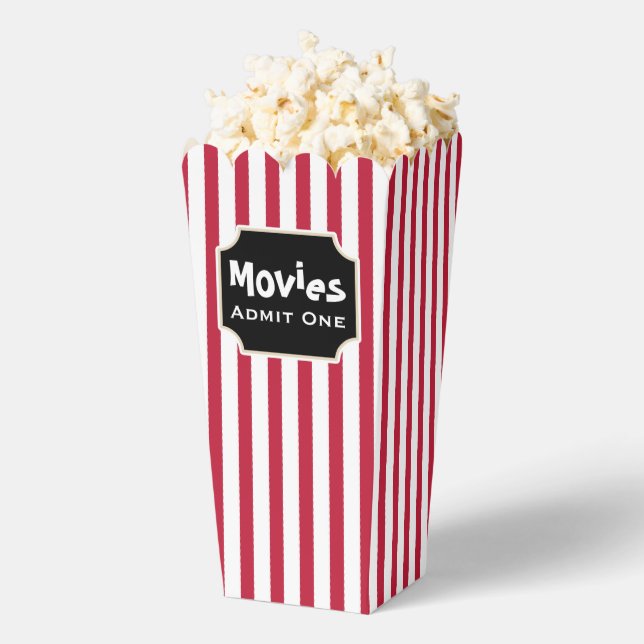 Cinema Movie Night Party Favour Boxes (Popped)