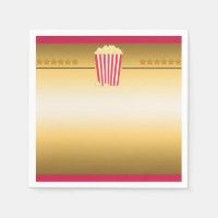 Cinema Movie Popcorn Ticket Birthday Party