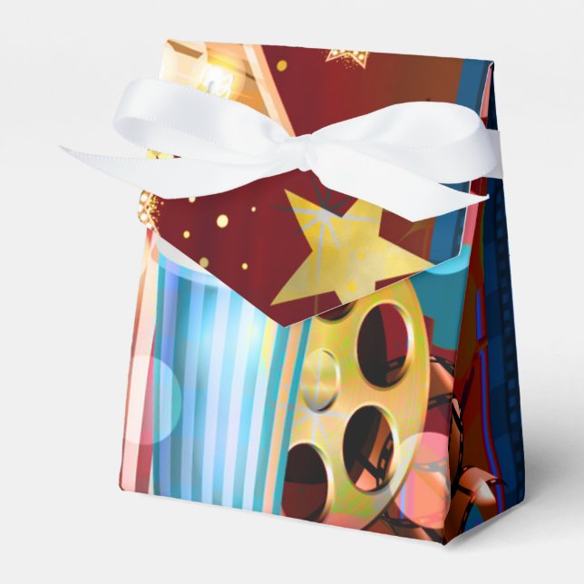 Cinema Movies Movie Night Birthday Party Favour Box (Front Side)