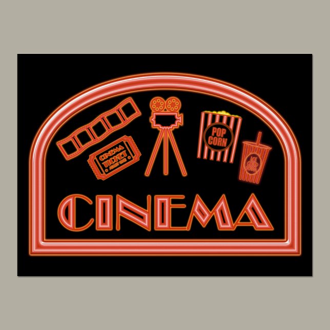 Cinema Neon Sign (Creator Uploaded)