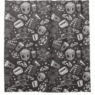 Cinema Pattern Shower Curtain