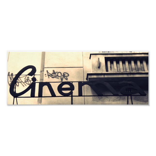 Cinema Photo Print (Front)