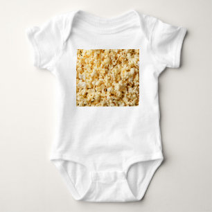 Cinema Popcorn Full Background. Baby Bodysuit