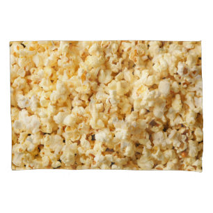 Cinema Popcorn Full Background. Pillowcase