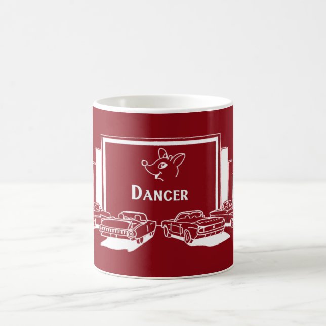 Cinema Reindeer - Dancer  Coffee Mug (Center)