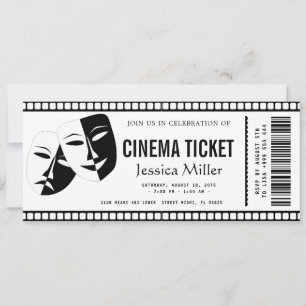 cinema ticket Invitation