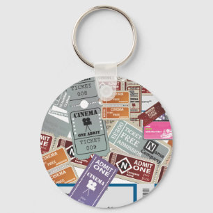 Cinema Ticket's Key Ring