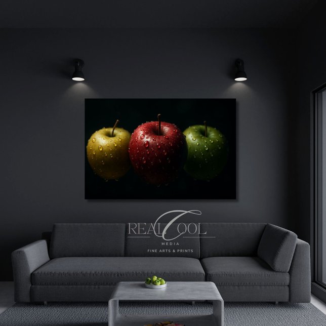 Cinematic Apples Hyper Realistic Macro Still Life Poster (Creator Uploaded)