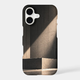 Cinematic Concrete Light iPhone 17 Case Minimal