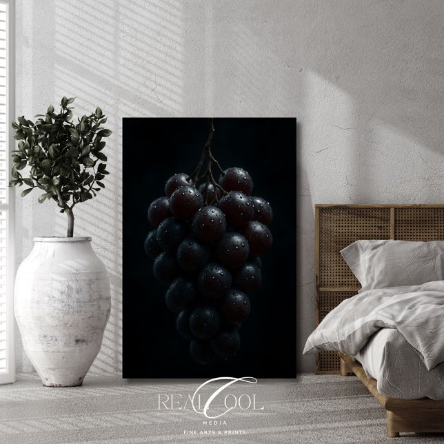 Cinematic Grapes Hyper Realistic Macro Still Life Poster (Creator Uploaded)