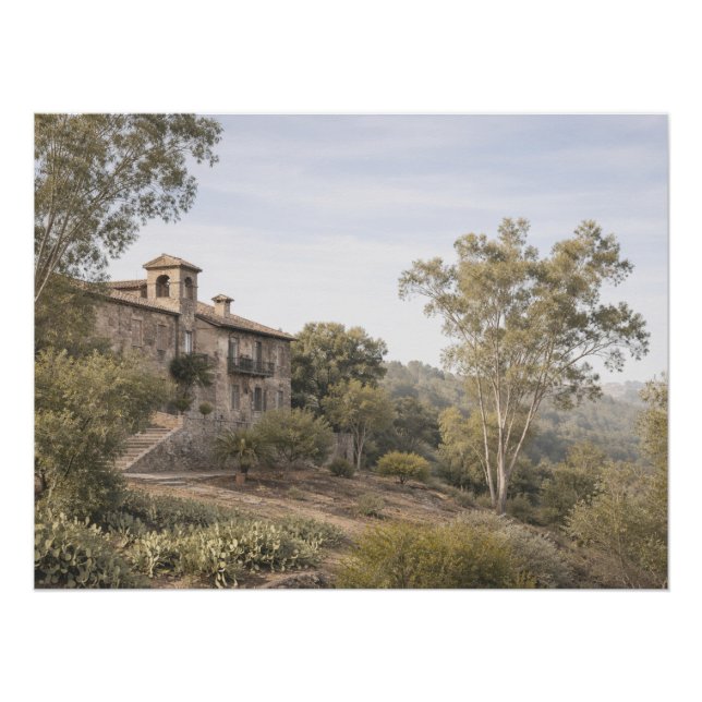 Cinematic Mist Villa, Toledo Spain Poster (Front)