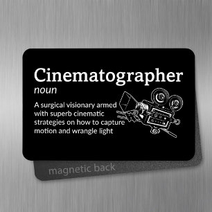 Cinematographer Definition - Film 4" x 6" Flex Magnet
