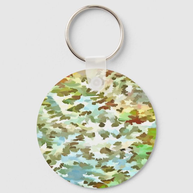 Cineraria Pop Art Key Ring (Front)