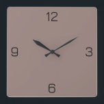 Cinereous Grey 98817B Colour - Option to Add Name Square Wall Clock<br><div class="desc">A full scale PNG image based on the HEX code (six-digit hex triplet) shown. Use this code to mix, match and customise any other item to go with this, or to add to other collections. Hex codes may be used to customise most text and background colours on Zazzle products. You...</div>