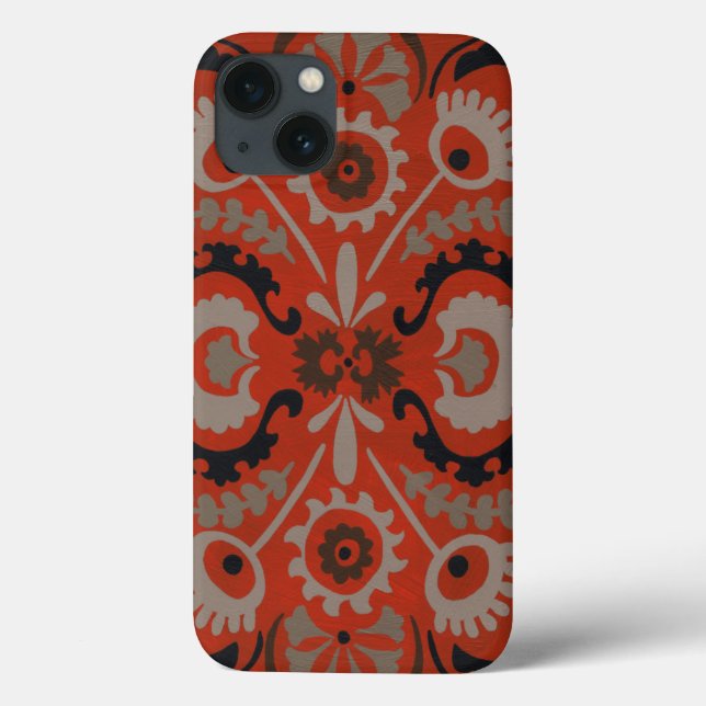 Cinnabar Suzani I Case-Mate iPhone Case (Back)