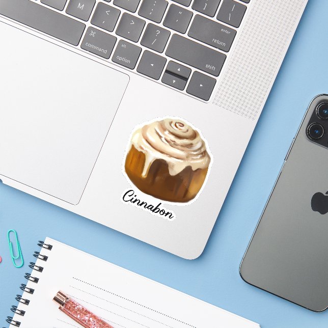 Cinnabon (Laptop w/ iPhone)