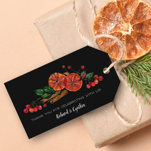 Cinnamon and Oranges Christmas Favour Gift Tags