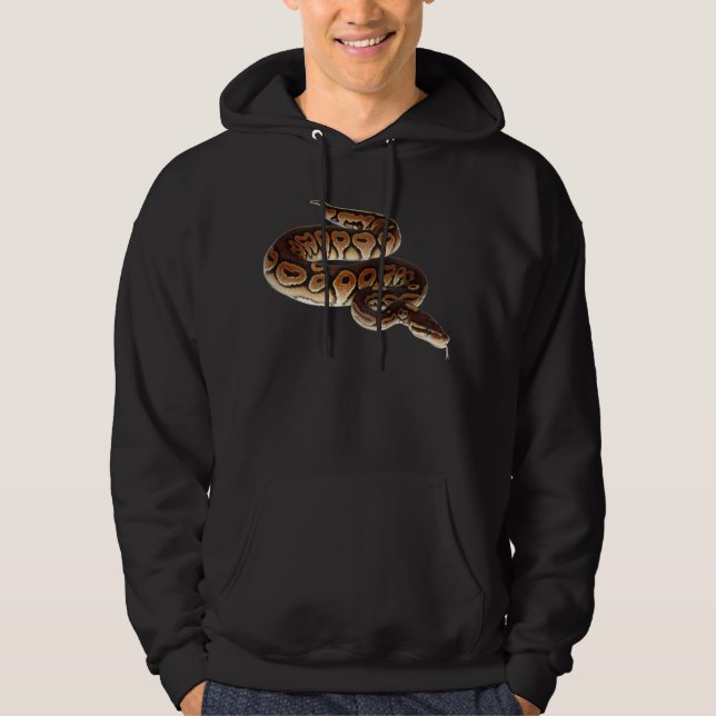 Cinnamon Ball Python Hoodie (Front)