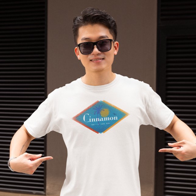 Cinnamon Bay, St. John, Usvi Retro Mid Century T-Shirt (Creator Uploaded)