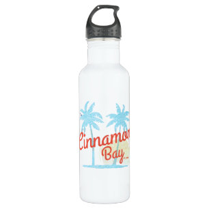 Cinnamon Bay USVI Vintage Beach 710 Ml Water Bottle