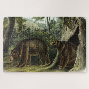 Cinnamon Bear from Audubon's Quadrupeds Jigsaw Puzzle