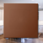Cinnamon Brown Solid Colour | Classic Elegant Tile<br><div class="desc">Cinnamon Brown - Introducing the timeless allure of the Solid Colour Design: a captivating blend of classic form and elegant simplicity. This design is a celebration of the power and beauty found in a single, striking hue. Exuding sophistication, the solid colour design embraces the essence of minimalism, making it a...</div>