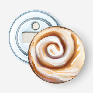 Cinnamon Bun / Cinnamon Roll with Icing Bottle Opener