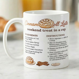 Cinnamon Bun Latte Recipe For Coffee Lover Mug