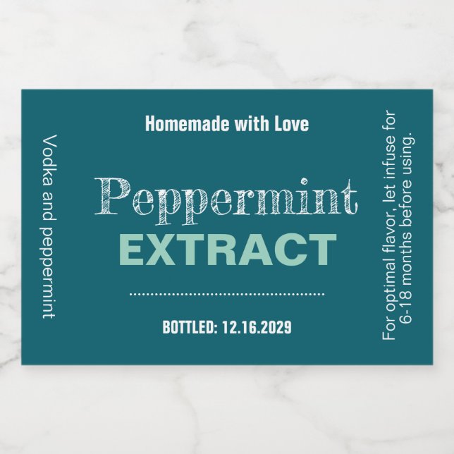Cinnamon Extract Modern Label Sticker VLL1rt (Single Label)