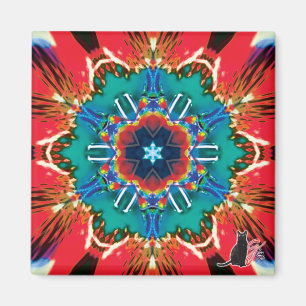Cinnamon Kaleidoscope Magnet