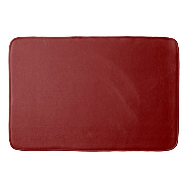 Cinnamon Red Bath Mat (Front)