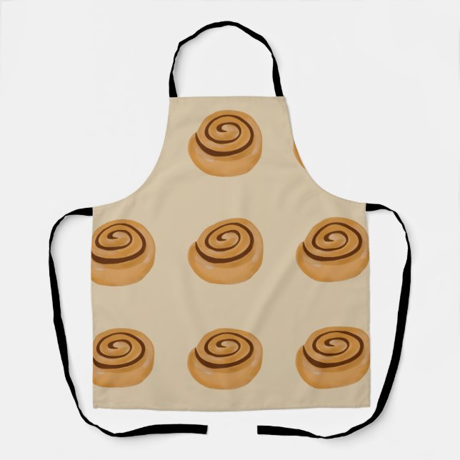 Cinnamon Roll  Apron (Front)